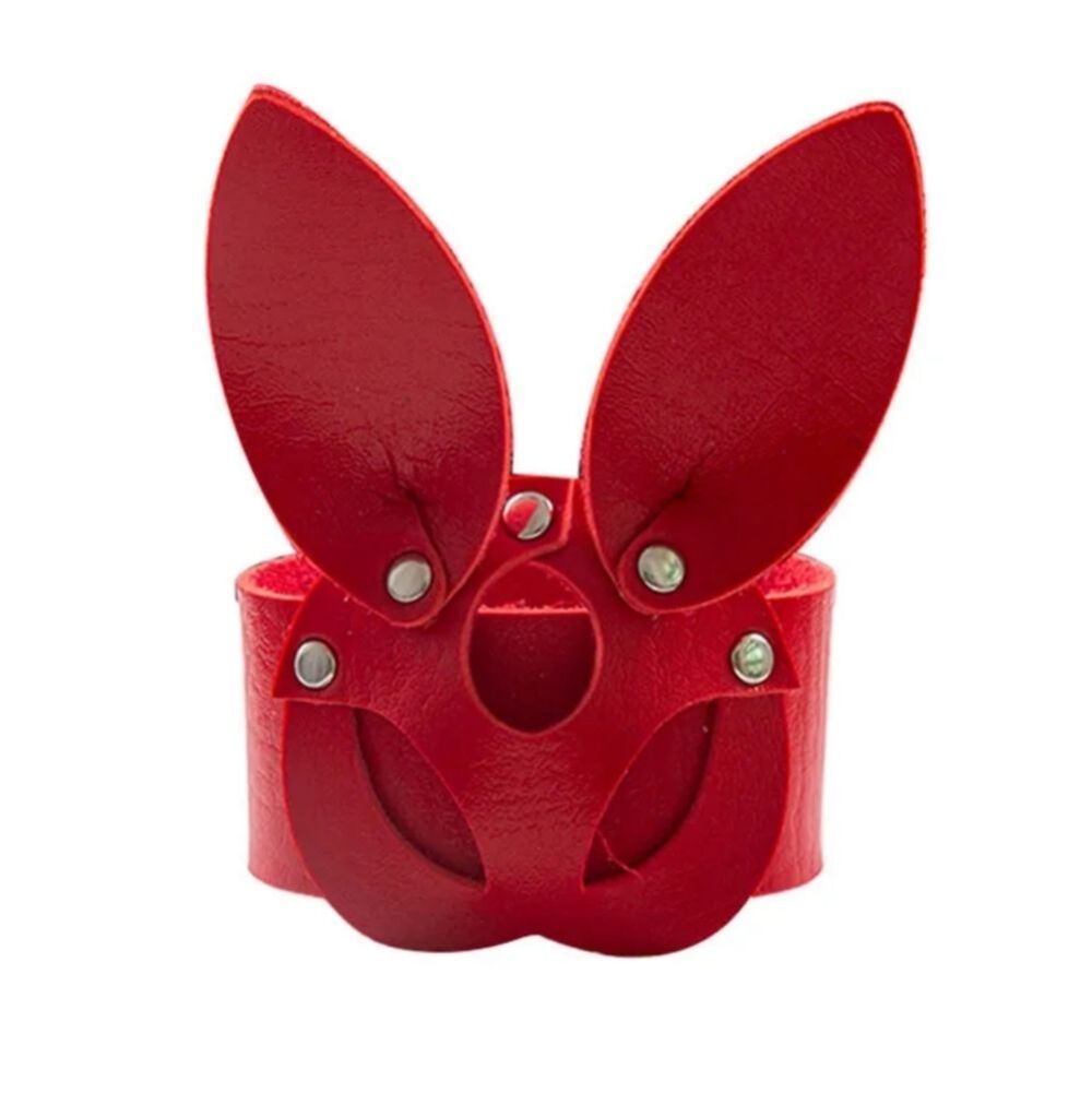 NWOT Punk Fetish Wrap Bunny Ear Bracelet - Red